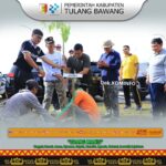 Pemkab Tulang Bawang Gelar Aksi Bersih-Bersih dan Penanaman Pohon dalam Rangka WCD & HUT ke-80 TNI