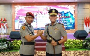 *UPACARA SERAH TERIMA JABATAN PJU POLDA SUMSEL DAN KAPOLRES MUSI BANYUASIN*