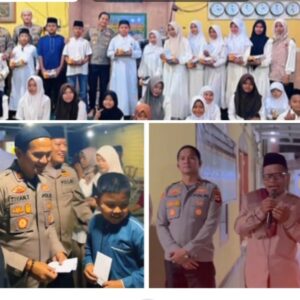 *Polsek Bayung Lencir Mengadakan Kegiatan "Jumat Berkah" yang Mengharukan untuk Anak-Anak Yatim*